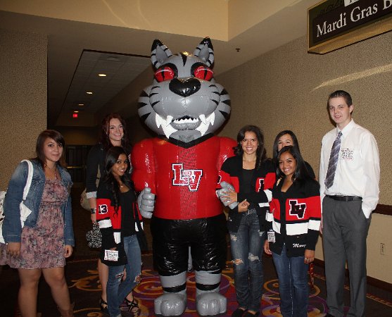 Student council and mascot